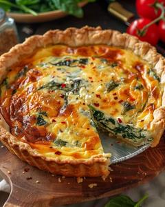 Spinach Quiche (1 Slice)