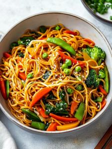 Vegetable Lo Mein (1 Cup)