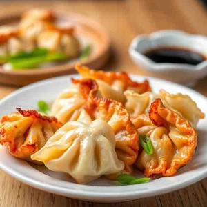 Pork Potstickers, Pan-Fried (4 Pieces)