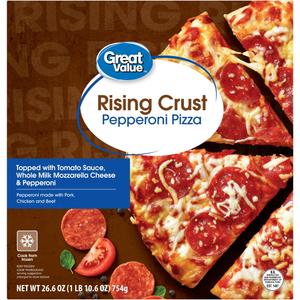 Pepperoni Pizza, Frozen Rising Crust (1/6 Pizza)