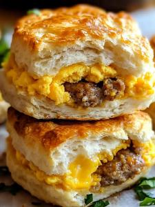 Sausage, Egg and Cheese Biscuit
