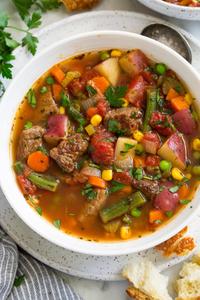Beef Vegetable Soup (1 Cup)