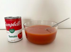 Tomato Soup, Canned, Made with Water (1 Cup)