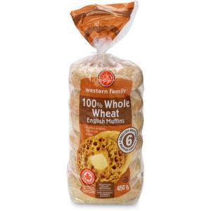 Whole Wheat English Muffin