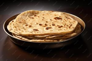 Chapati or Roti, Whole Wheat (Medium)