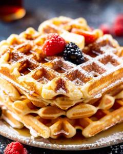 Belgian Waffle, Homemade