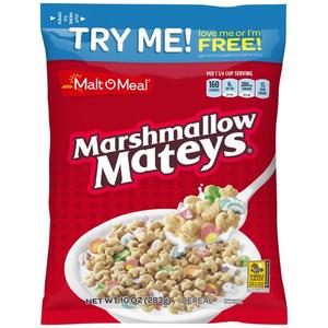 Frosted Oat Cereal with Marshmallows (1 Cup)