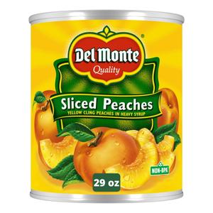 Canned Peaches in Syrup (1/2 Cup)