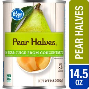 Canned Pears in Juice (1/2 Cup)