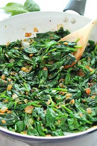 Sautéed Spinach (1/2 Cup)