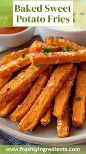 Sweet Potato Fries, Frozen, Baked (About 20 Fries)