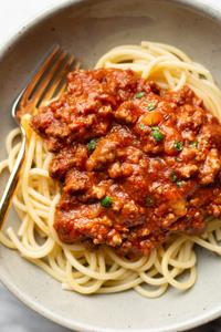 Meat Sauce for Pasta (1/2 Cup)
