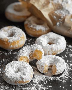 Powdered Sugar Doughnut