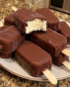 Chocolate-Coated Ice Cream Bar