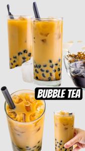 Bubble Tea (Milk Tea with Tapioca Pearls)