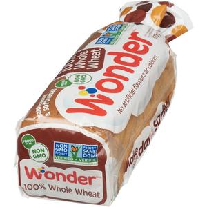 Wonder Whole Wheat Bread (2 Slices)