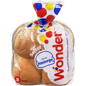 Wonder White Hamburger Bun