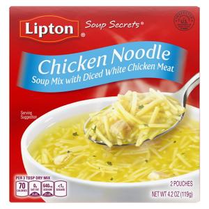 Lipton Chicken Noodle Soup (From Mix)