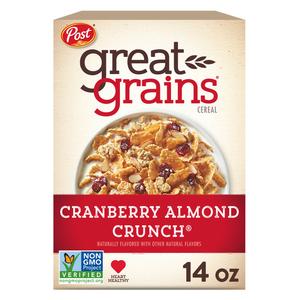 Post Great Grains Cranberry Almond Crunch Cereal