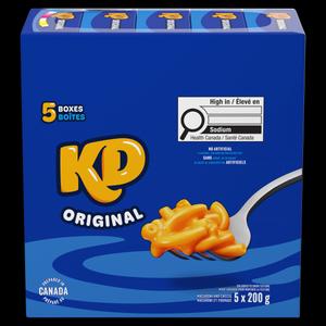 Kraft Dinner (KD) Original, Prepared