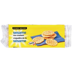 No Name Sesame Rice Crackers
