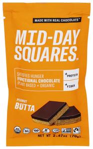 Midday Squares Peanut Butta Functional Chocolate Bar