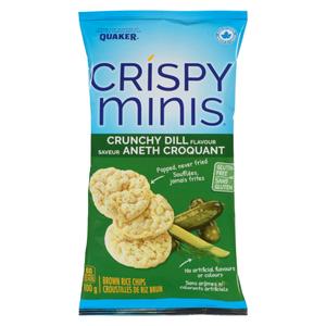 Quaker Crispy Minis Crunchy Dill Brown Rice Chips