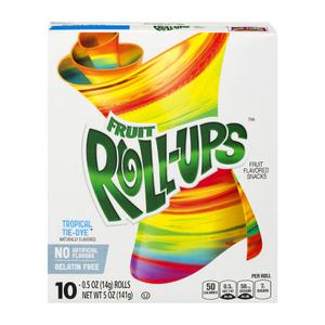 Betty Crocker Fruit Roll-Ups Tropical Tie-Dye