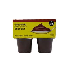 No Name Chocolate Pudding Cups