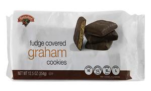 No Name Fudge-Covered Graham Cookies