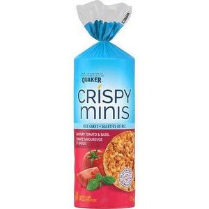 Quaker Crispy Minos Savoury Tomato & Basil Rice Cakes