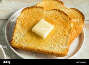 Toast with Butter (White Bread)