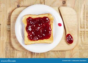 Toast with Jam (White Bread)