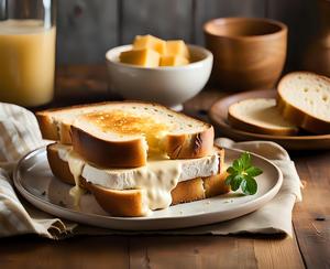 Toast with Cream Cheese (White Bread)